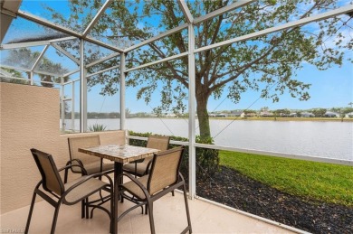 Beautiful lake views from the lanai of this tastefully updated on Stoneybrook Golf Club in Florida - for sale on GolfHomes.com, golf home, golf lot