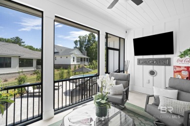 This gold fortified white painted concrete board home in the on Lakewood Golf Club in Alabama - for sale on GolfHomes.com, golf home, golf lot