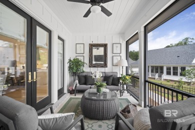 This gold fortified white painted concrete board home in the on Lakewood Golf Club in Alabama - for sale on GolfHomes.com, golf home, golf lot