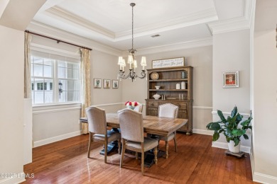 Live Luxuriously in *Literally* the former Toll Brothers model on Hampton Hall Club in South Carolina - for sale on GolfHomes.com, golf home, golf lot