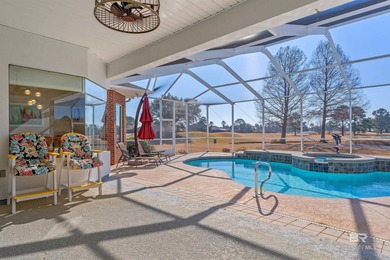 Heated pool with dual fountains. Golf course views with coastal on Craft Farms - Cypress Bend in Alabama - for sale on GolfHomes.com, golf home, golf lot