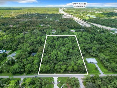 Rare opportunity to own 5 acres in one of Naples' most on The Club At Twin Eagles in Florida - for sale on GolfHomes.com, golf home, golf lot