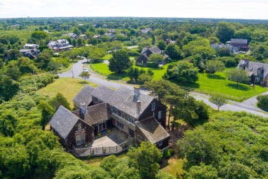 This large 5 bedroom home sits on one of the higher points in on Miacomet Golf Club in Massachusetts - for sale on GolfHomes.com, golf home, golf lot