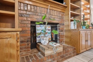 Enjoy the sunset from the back patio overlooking the 18th hole on Battle Creek Golf Course in Oklahoma - for sale on GolfHomes.com, golf home, golf lot
