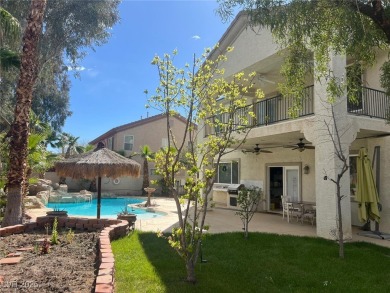 Beautiful 6 Bedrooms 4 bath home with private pool & spa inside on Rhodes Ranch Golf Club in Nevada - for sale on GolfHomes.com, golf home, golf lot