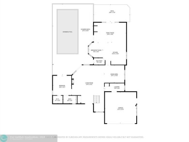 Serene lake views, sunlit living spaces, and a private backyard on Delaire Golf and Country Club in Florida - for sale on GolfHomes.com, golf home, golf lot