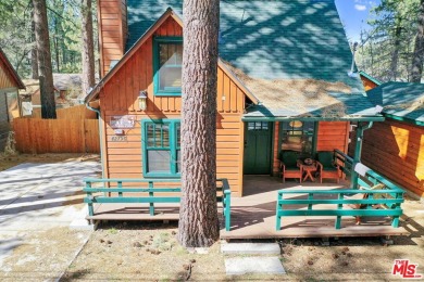 Gorgeous 3/2 Storybook log cabin nestled among the tall trees on on Big Bear Mountain Ski and Golf Resort in California - for sale on GolfHomes.com, golf home, golf lot