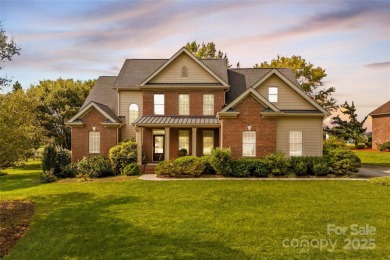 This stunning brick home, located in the Crescent Vistas, sits on  in North Carolina - for sale on GolfHomes.com, golf home, golf lot