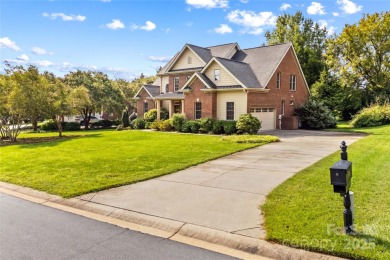 This stunning brick home, located in the Crescent Vistas, sits on  in North Carolina - for sale on GolfHomes.com, golf home, golf lot