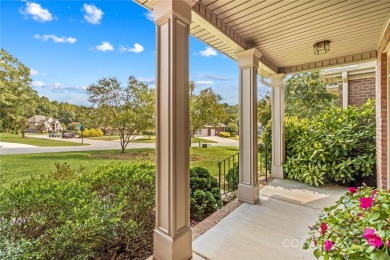 This stunning brick home, located in the Crescent Vistas, sits on  in North Carolina - for sale on GolfHomes.com, golf home, golf lot