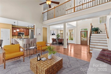 This stunning brick home, located in the Crescent Vistas, sits on  in North Carolina - for sale on GolfHomes.com, golf home, golf lot