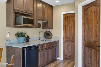 Stunning and distinctive, this extensively remodeled 3BR/3BA + on Saddlebrooke Golf Course in Arizona - for sale on GolfHomes.com, golf home, golf lot