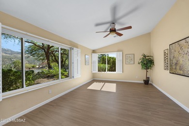 Stunning and distinctive, this extensively remodeled 3BR/3BA + on Saddlebrooke Golf Course in Arizona - for sale on GolfHomes.com, golf home, golf lot