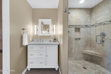 Stunning and distinctive, this extensively remodeled 3BR/3BA + on Saddlebrooke Golf Course in Arizona - for sale on GolfHomes.com, golf home, golf lot