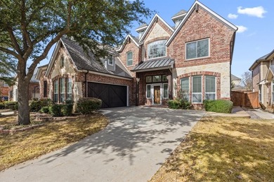 Discover elevated living in this stunning 5-bedroom home in on Lantana Golf Club in Texas - for sale on GolfHomes.com, golf home, golf lot