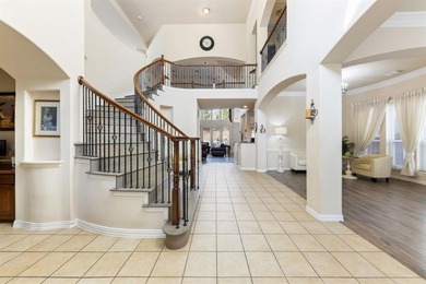 Discover elevated living in this stunning 5-bedroom home in on Lantana Golf Club in Texas - for sale on GolfHomes.com, golf home, golf lot