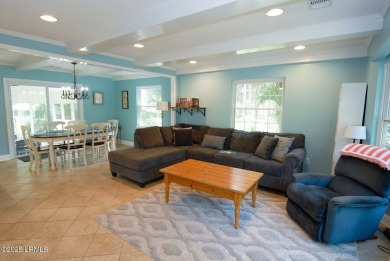 Beautifully located home is just a short golf cart ride from all on Ocean Point Golf Links in South Carolina - for sale on GolfHomes.com, golf home, golf lot