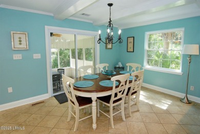 Beautifully located home is just a short golf cart ride from all on Ocean Point Golf Links in South Carolina - for sale on GolfHomes.com, golf home, golf lot