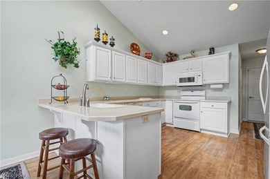 Gorgeous one-owner, 2-bed/2-bath/1-office Ranch overlooking 18th on Ohio Prestwick Country Club in Ohio - for sale on GolfHomes.com, golf home, golf lot