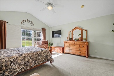 Gorgeous one-owner, 2-bed/2-bath/1-office Ranch overlooking 18th on Ohio Prestwick Country Club in Ohio - for sale on GolfHomes.com, golf home, golf lot