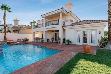 Experience refined desert living in this 3,646 sq. ft. estate on South Shore At Lake Las Vegas in Nevada - for sale on GolfHomes.com, golf home, golf lot