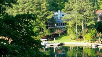 Spacious Contemporary Lake Front Home with Big Water Views and on The Highlands Course at Lake Arrowhead in Georgia - for sale on GolfHomes.com, golf home, golf lot