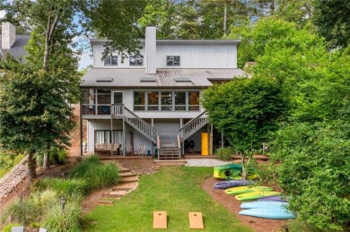 Spacious Contemporary Lake Front Home with Big Water Views and on The Highlands Course at Lake Arrowhead in Georgia - for sale on GolfHomes.com, golf home, golf lot