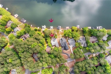 Spacious Contemporary Lake Front Home with Big Water Views and on The Highlands Course at Lake Arrowhead in Georgia - for sale on GolfHomes.com, golf home, golf lot