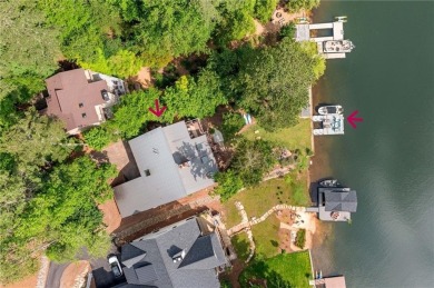 Spacious Contemporary Lake Front Home with Big Water Views and on The Highlands Course at Lake Arrowhead in Georgia - for sale on GolfHomes.com, golf home, golf lot