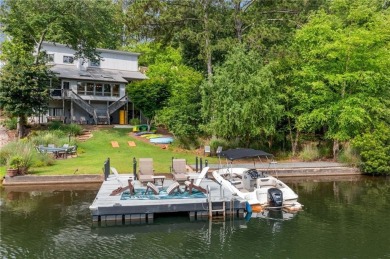 Spacious Contemporary Lake Front Home with Big Water Views and on The Highlands Course at Lake Arrowhead in Georgia - for sale on GolfHomes.com, golf home, golf lot