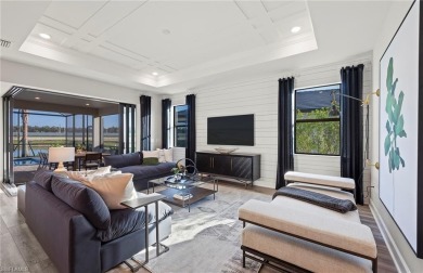 This stunning Mystique Plan Home located in highly desirable on Valencia Golf and Country Club in Florida - for sale on GolfHomes.com, golf home, golf lot