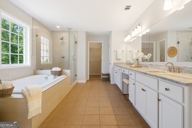 Welcome home to this stunning 3-story brick residence in the on Canongate At Heron Bay in Georgia - for sale on GolfHomes.com, golf home, golf lot