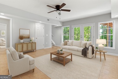 Welcome home to this stunning 3-story brick residence in the on Canongate At Heron Bay in Georgia - for sale on GolfHomes.com, golf home, golf lot