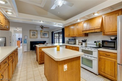 This pool home with over 2300sqft is located on a corner lot ( on El Rio Golf Course and Club in Florida - for sale on GolfHomes.com, golf home, golf lot