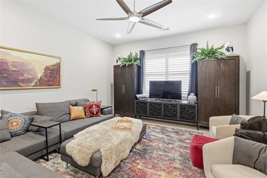 This stunning home is the beautiful sought -out Avalon floor on Wildhorse Golf Club of Robson Ranch in Texas - for sale on GolfHomes.com, golf home, golf lot