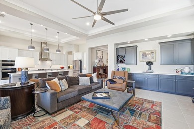 This stunning home is the beautiful sought -out Avalon floor on Wildhorse Golf Club of Robson Ranch in Texas - for sale on GolfHomes.com, golf home, golf lot