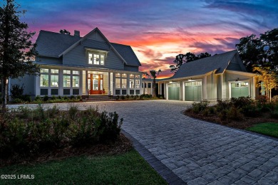 Introducing a stunning 3-bedroom, 3.5-bath estate that captures on Berkeley Hall Golf Club in South Carolina - for sale on GolfHomes.com, golf home, golf lot