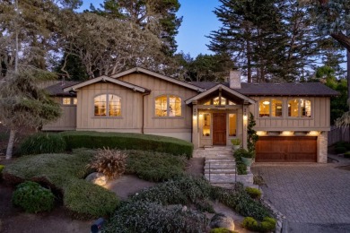 This craftsman-style home seamlessly combines elegance and charm on Monterey Peninsula Golf and Country Club in California - for sale on GolfHomes.com, golf home, golf lot