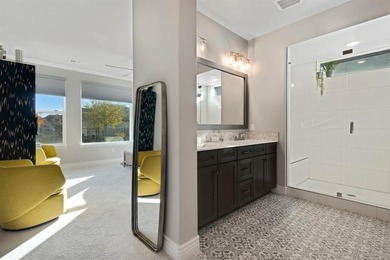 This stunning, light-filled home showcases an open-concept on Wildhorse Golf Club of Robson Ranch in Texas - for sale on GolfHomes.com, golf home, golf lot