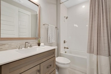 This stunning, light-filled home showcases an open-concept on Wildhorse Golf Club of Robson Ranch in Texas - for sale on GolfHomes.com, golf home, golf lot