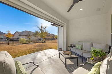 This stunning, light-filled home showcases an open-concept on Wildhorse Golf Club of Robson Ranch in Texas - for sale on GolfHomes.com, golf home, golf lot