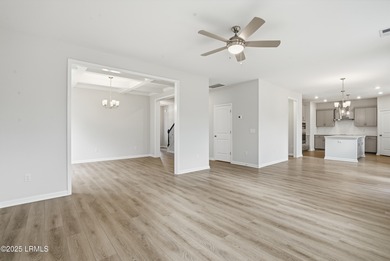 Our most sought after plan, the Roland II, boasts four bedrooms on Ladys Island Country Club in South Carolina - for sale on GolfHomes.com, golf home, golf lot