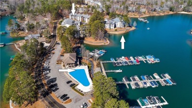 LAKE KEOWEE VIEWS from this beautifully updated Tall Ship Condo on Keowee Key Golf and Country Club in South Carolina - for sale on GolfHomes.com, golf home, golf lot
