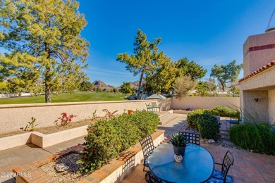 Welcome home to a serene golf frontage retreat in gated Biltmore on Arizona Biltmore Golf and Country Club in Arizona - for sale on GolfHomes.com, golf home, golf lot