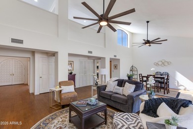 Welcome home to a serene golf frontage retreat in gated Biltmore on Arizona Biltmore Golf and Country Club in Arizona - for sale on GolfHomes.com, golf home, golf lot