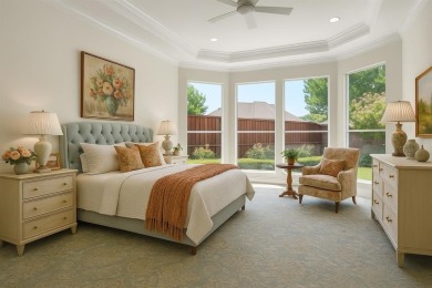 Nestled in the prestigious Pebble Brook enclave in the heart of on Gleneagles Country Club in Texas - for sale on GolfHomes.com, golf home, golf lot