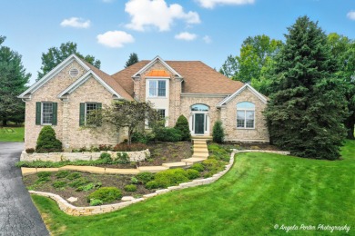 Stunning home in Chalet Hills Estates situated on the 10th hole on Chalet Hills Golf Club in Illinois - for sale on GolfHomes.com, golf home, golf lot