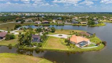 You'll enjoy lakefront water views when you build on this on Burnt Store Golf Club in Florida - for sale on GolfHomes.com, golf home, golf lot