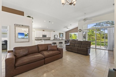 Welcome to this rare lakefront home on a cul-de-sac in the heart on St. Lucie Trail Golf Club in Florida - for sale on GolfHomes.com, golf home, golf lot