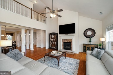 Welcome Home! Inviting Rocking Chair Front Porch leads the way on Bridgemill Golf Club in Georgia - for sale on GolfHomes.com, golf home, golf lot